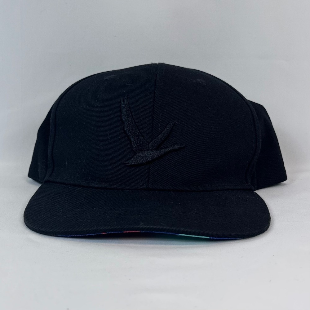 RARE Grey Goose Vodka Black Snapback Hat, Geometric Underbrim